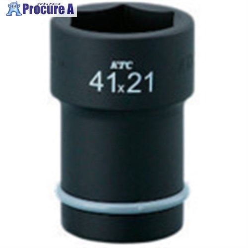 KTC 25.4sq.インパクトレンチ用ホイールナットコンビソケット(薄肉) 対辺寸法41×21mm ABP8-4121TP 1個 ▼823-0832