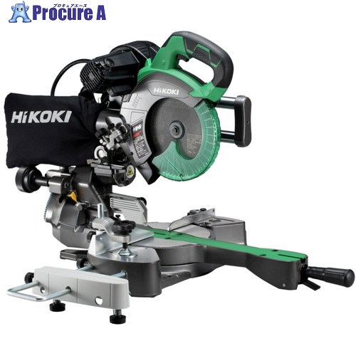 HiKOKI 卓上スライド丸のこ 190mm(黒鯱チップソー標準付属タイプ) C7RSHD-K 1台 ▼404-2721