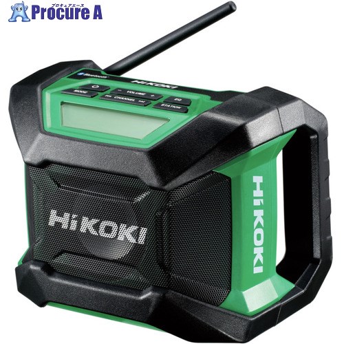 HiKOKI コードレスラジオ受信機 Bluetooth役立つこと付 本体のみ UR18DA-NN 1台 ▼430-5454