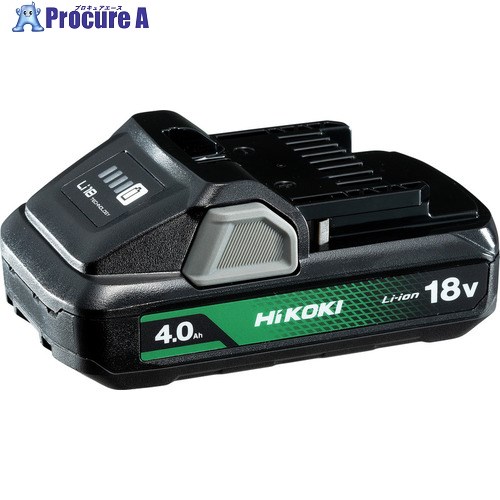 HiKOKI 18Vリチウムイオン独居室 4.0Ah 軽さ印字機 BSL1840M 1個 ▼535-6173