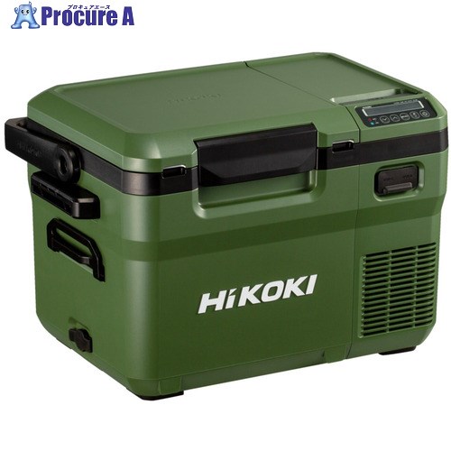 HiKOKI 18V-14.4V コードレス冷温庫 コンパクトサイズ10.5L フォレストグリーン マルチボルトセット品 UL18DD-XMGZ 1台 ▼573-8420 ｜プロキュアエース