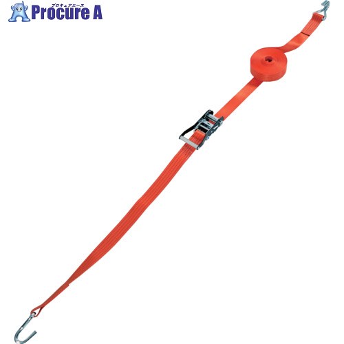 TRUSCO ベルト荷締機ワイドハンドル 50mm幅 1010kg Jフックタイプ JIS規格品 GV50A-1000J 1台 ▼697-8232