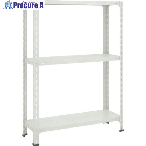 TRUSCO スチールラック 軽量ボルト式棚 1800X300XH1800 3段 ネオグレー 66V-13 NG(ﾈｵｸﾞﾚｰ) 1S ◇▼779-9306 ｜プロキュアエース