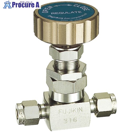 Fujikin SUS鋼製針弁膜 4.9MPa FUN-75 FINE series PURE FUN-95-3.2 1個 ■▼609-3501 【貨物輸送都度積もり書き】