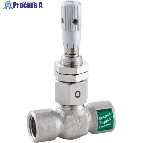 Fujikin 超一つまみ自然調整CV値0.03 SUS鋼製針弁膜 3.92MPa UN-14M-L UN-14MB-L-R 1個 ■▼609-6438 【貨物輸送都度積もり書き】