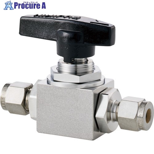 Fujikin ステンレス鋼製 ボールバルブ 16.2MPa FUBV-915 FINE series PURE FUBV-915-6.35 1個 ■▼609-6363 【送料都度見積】
