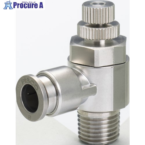 PISCO スピードコントローラ SUS316 R3/8 SSJSC12-03B 1個 ■▼699-0776 【送料都度見積】