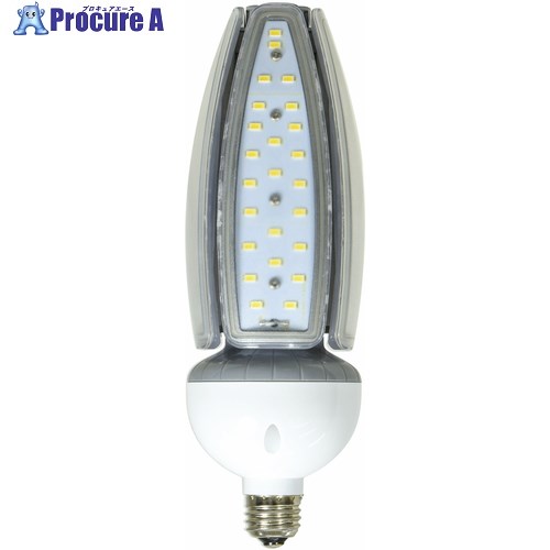 NICHIDO LED玉蜀黍ともし火 白熱電球色  屋内用 LC30W-E26-30K 1台 ■▼706-5220 【貨物輸送都度積もり書き】 電球-ライト・照明器具-LED電球