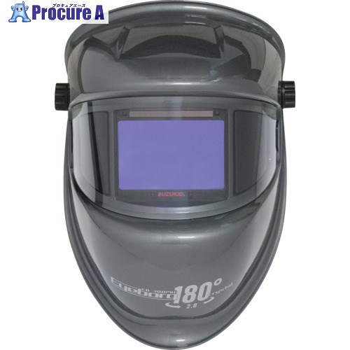 SUZUKID 自動小銃遮光溶接面 アイボーグ180°水晶 EB-300PWC 1個 ▼700-1153