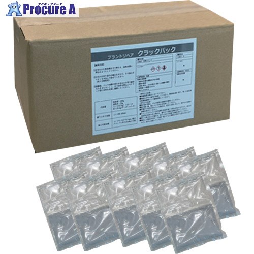 ABC コンクリート床専用クラック補修材 プラントリペア クラックパック 10袋入り BPRCPACK 1箱 ■▼693-0763 【送料都度見積】|プロキュアエース
