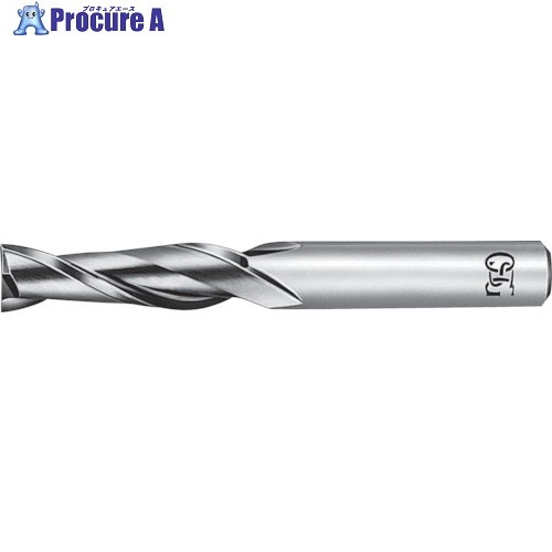 OSG 超硬スクエアエンドミル 2刃ロング 銅・アルミ合金用 刃径4mm シャンク径6mm 8502640 CA-RG-EDL-4(8502640) 1本 ▼200-5212 ●YA513