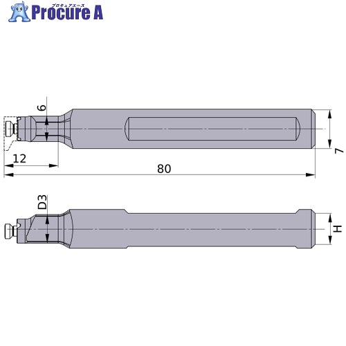 三菱 刃先取り替えっこ式旋削工具 XBつづき物 保持者 XBSH080700080S 1本 ■▼707-6590 【貨物輸送都度積もり書き】 ●SI517