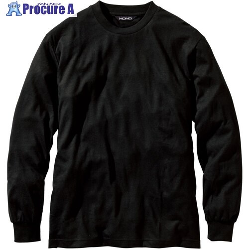 HONO 難燃長袖Tシャツ L ブラック 411-L-20 1着 ■▼698-6411 【送料都度見積】