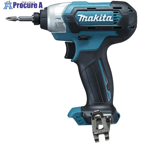 マキタ 充電式インパクトドライバ 10.8Vスライド式 110N・m 青 本体のみ (バッテリ・充電器・ケース別売) TD110DZ 1台 ■▼418-7485 【送料都度見積】