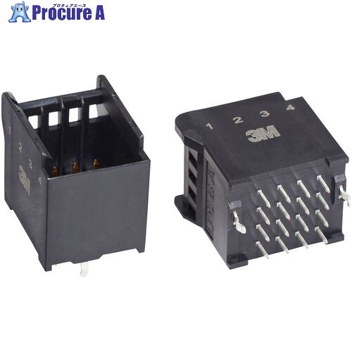3M ミニスタックコネクタ ボードマウントヘッダー ストレート型 コモンタイプ 3S616-62C4-B00 PP 100個 ■▼651-4647 【送料都度見積】