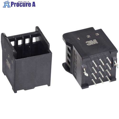 3M ミニスタックコネクタ ボードマウントヘッダー ストレート型 コモンタイプ 3S612-62C3-B00 PP 100個 ■▼651-4648 【送料都度見積】｜プロキュアエース