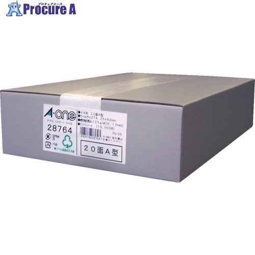 3M エーワン PPC付け紙 A4‐20面A (500枚入) 28764 1箱 ■▼820-0138 【貨物輸送都度積もり書き】 文房具・事務用品-ラベル・ステッカー