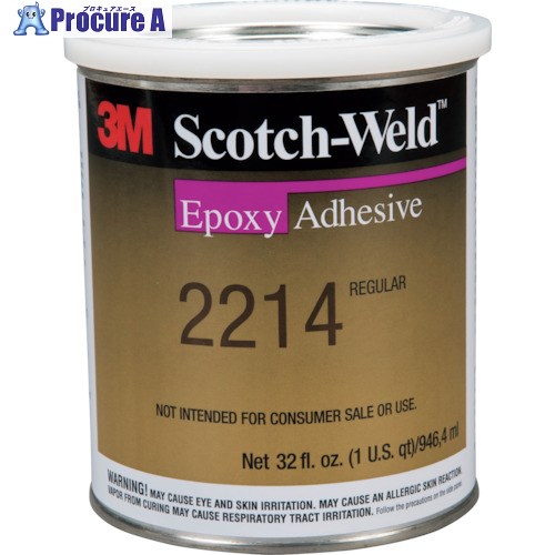 3M 【保管時要冷蔵】Scotch-Weld 一液加熱硬化型接着剤 SW2214 1kg SW2214 1KG 6缶 ■▼100-9383 【送料都度見積】｜プロキュアエース