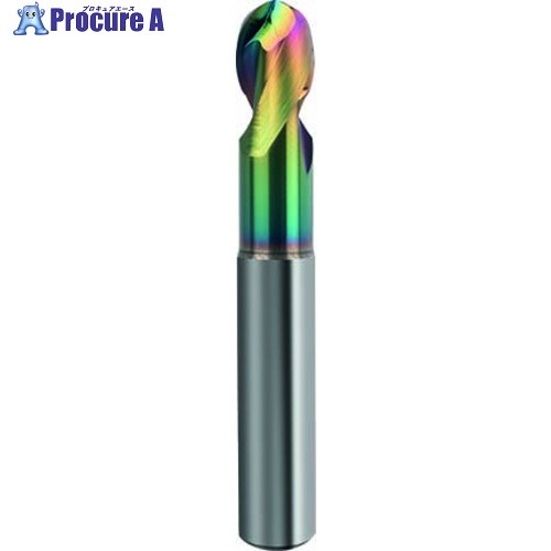 GUHRING アルミ用2枚刃ボールエンドミル レギュラー Carbo＋コート 10mm 6917 10.000 1本 ■▼708-1903 【送料都度見積】