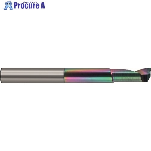 GUHRING アルミ用 1枚刃エンドミル ロング Carbo＋コート 2mm 8137 2.000 1本 ■▼712-4260 【送料都度見積】