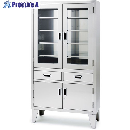 テラオカ アネックス ステンレス製器械戸棚 SMG-224S 10-1303-61 1台 ■▼708-2586 【送料都度見積】
