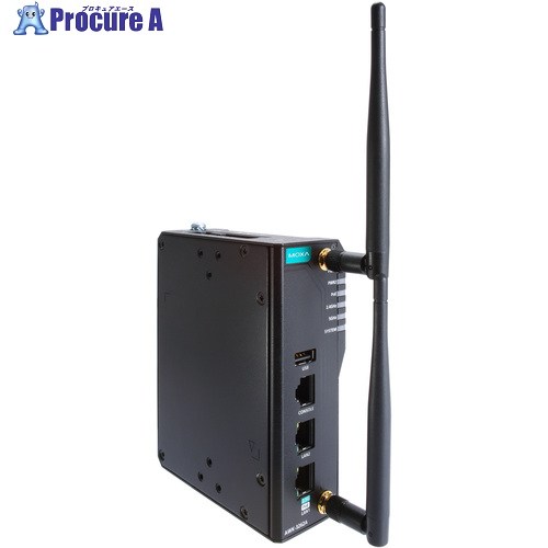 MOXA 産業用IEEE802.11axワイヤレスAP/ブリッジ/クライアント UNバンド ワイド温度モデル AWK-3262A-UN-T 1台 ■▼704-1360 【送料都度見積】