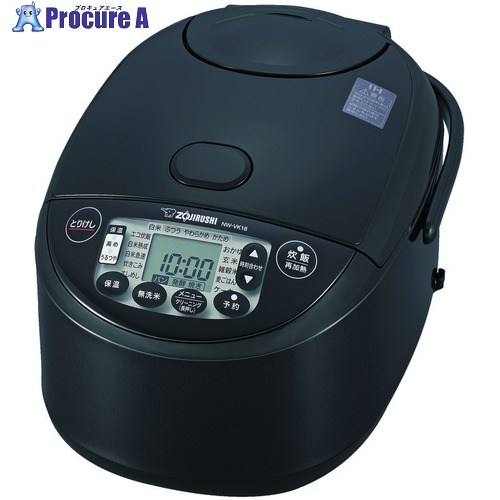 ZOJIRUSHI IH炊飯ジャー NWーVK 1升炊き ブラック NW-VK18-BA 1台 ■▼709-9653 【送料都度見積】