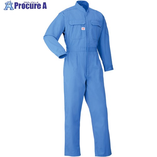 AUTO-BI AW(秋冬)モデル つなぎ服3650-004スカイブルー-5L 3650-004-5L 1着 ■▼136-8283 【送料都度見積】