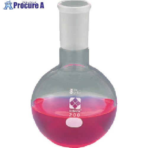 TGK 同じよう丸底瓶短形200mL24/40 371-13-02-05 1個 ■▼184-3564 【貨物輸送都度積もり書き】