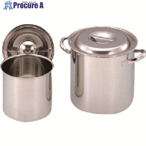 TGK 寸胴タンク モリブデン鋼 20L 蓋付 419-32-03-36 1個 ■▼186-1257 【送料都度見積】