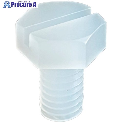 YAHATA 脂(PVDF) スリワリ付六角雄捩子 M6X18 (500本入) 4580172752649 1箱 ■▼336-3283 【貨物輸送都度積もり書き】