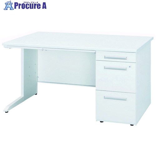 トヨスチール写真 片袖勉強机 50SBH-148ARWW 白いこと 50SBH-148ARWW 1台 ■▼606-8629 【貨物輸送都度積もり書き】 オフィスデスク-オフィス家具