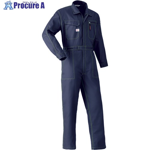 AUTO-BI SS(春夏)モデル つなぎ服5910-001ネイビーブルー-3L 5910-001-3L 1着 ■▼136-9443 【送料都度見積】｜プロキュアエース