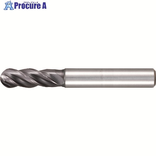 GUHRING ステンレス用4枚刃ボールエンドミル レギュラnanoAコート 10mm 6707 10.000 1本 ■▼182-3483 【送料都度見積】|プロキュアエース
