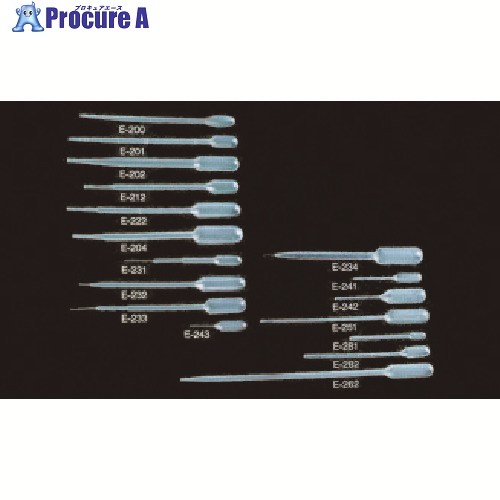 TGK トランスファーピペット E-262 1000入 706-22-25-27 1箱 ■▼184-7268 【貨物輸送都度積もり書き】 その他-研究・実験用品