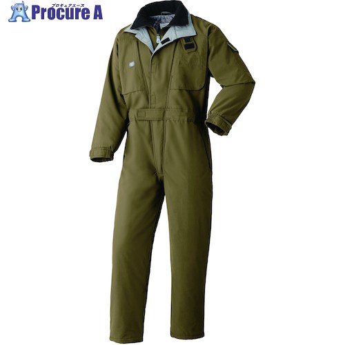 AUTO-BI AW(秋冬)モデル 防寒つなぎ服 カーキ 4Lサイズ 700-011-4L 1着 ■▼392-8842 【送料都度見積】|プロキュアエース