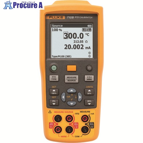 FLUKE RTD体温目盛り調整器 712B 712B 1S ■▼101-1583 【貨物輸送都度積もり書き】