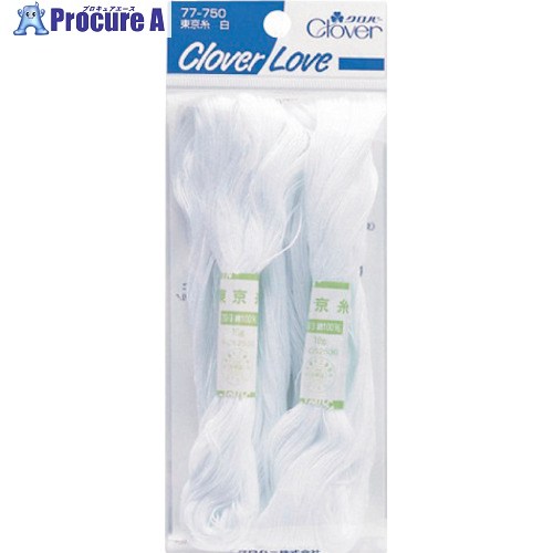CLOVER CL日本の首都糸 白 77-750 50個 ■▼422-6419 【貨物輸送都度積もり書き】