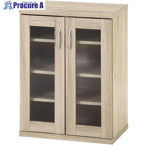 不二貿易 ラルゴ キャビネット オーク 73402 1個 ■▼694-7589 【送料都度見積】※車上渡し｜プロキュアエース 7,521円