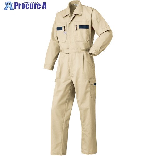 AUTO-BI SS(春夏)モデル つなぎ服8710-011カーキ-3L 8710-011-3L 1着 ■▼136-9126 【送料都度見積】｜プロキュアエース