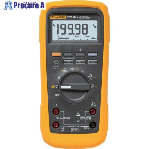 FLUKE デジタルマルチメーター 87V-MAX 87V-MAX 1台 ▼583-1227