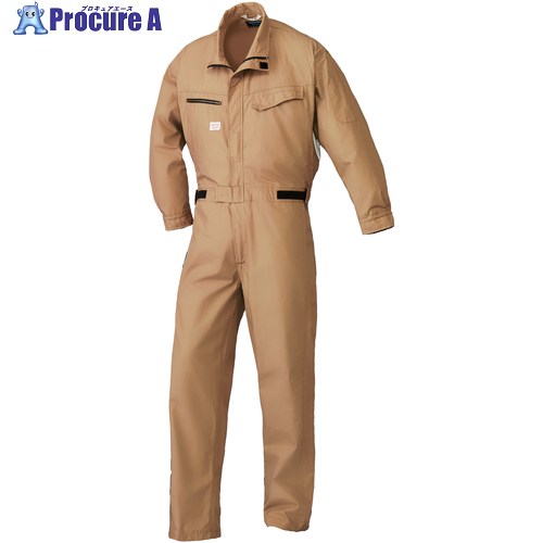 AUTO-BI SS(春夏)ひな形 冷房装置つなぎ服(R)9850 011カーキ S大きさ 9850-011-S 1着 ■▼697-4796 【貨物輸送都度積もり書き】