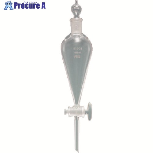 TGK F共通スキーブ分液ロート球栓 1000mL 29/42 000-09-56-07 1本 ■▼190-4798 【送料都度見積】|プロキュアエース