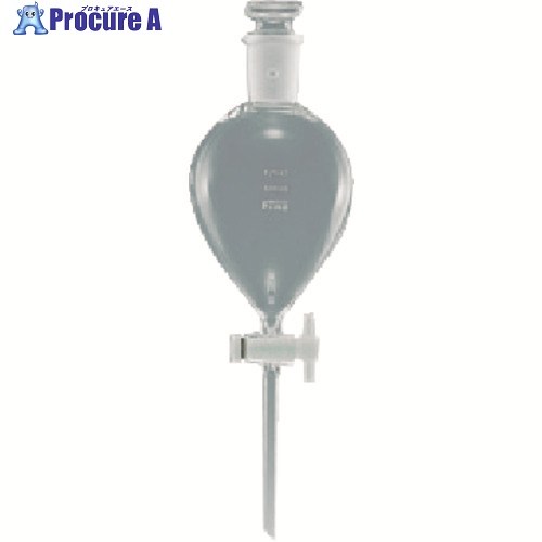 TGK Fine分液ロート 球型 100mL TF活栓付 000-09-55-02 1個 ■▼190-9498 【送料都度見積】|プロキュアエース