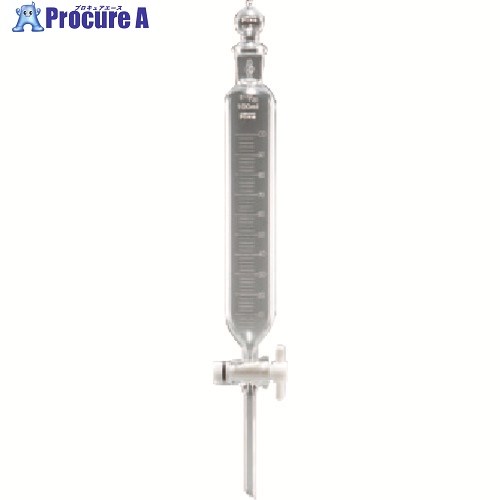 TGK 透明円筒分液ロートTFコック球栓200mL 000-15-66-03 1本 ■▼190-9544 【送料都度見積】｜プロキュアエース