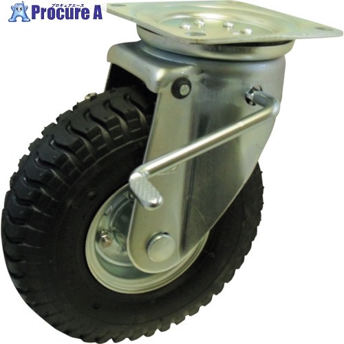 ヨドノ ノーパンクタイヤ自在車ストッパー付 ALJB3.00-4 1個 ■▼131-5580 【送料都度見積】|プロキュアエース