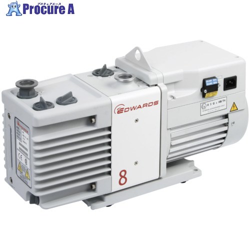 Edwards ロータリーポンプRV8 単相100・200V 出荷時200V設定 A65401904 1台 ▼419-4853 ※車上渡し｜プロキュアエース