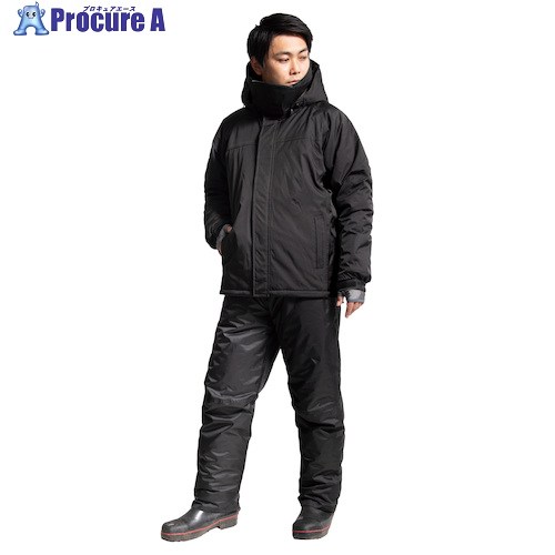 Makku サーモセイバー雨合羽防寒背広[[R3]] 黒いこと M AS31501I 1着 ■▼569-2511 【貨物輸送都度積もり書き】