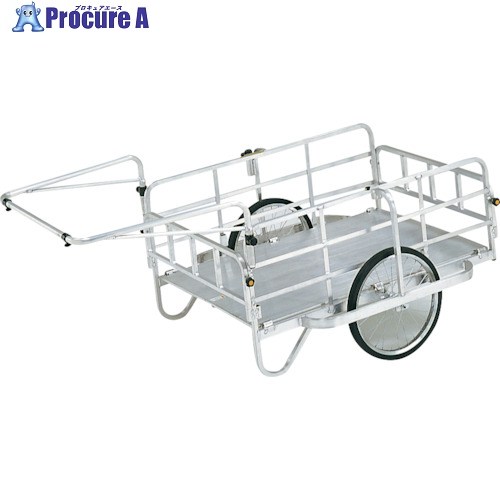 トーエイともし火 軽銀リヤカーDX1200 B7925 1台 ■▼362-1395 【貨物輸送都度積もり書き】 運搬器具-リヤカー-花・ガーデン・DIY