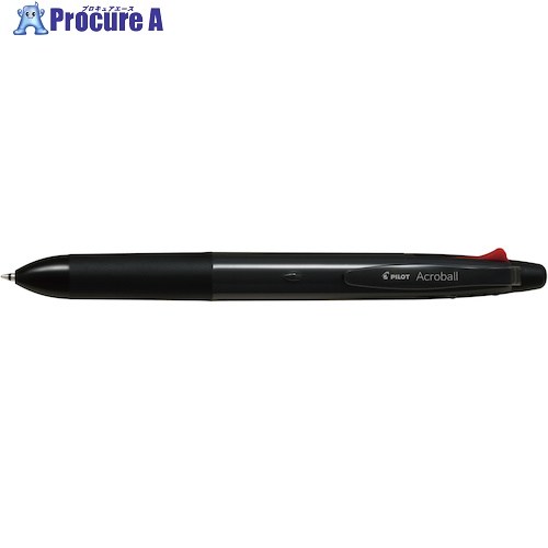 PILOT なめらか油性ボールペン アクロボール4＋1 0.7mm ブラック BH41AB-175-B 10本 ■▼635-0386 【送料都度見積】